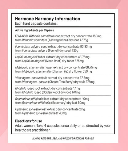 Happy Mammoth **Not AvailableHormone Harmony Natural HormonalSupport for Women, Relief forMenopause, Perimenopause, HealthyHormonal Balance, Hot Flashes.
