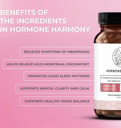 Happy Mammoth **Not AvailableHormone Harmony Natural HormonalSupport for Women, Relief forMenopause, Perimenopause, HealthyHormonal Balance, Hot Flashes.