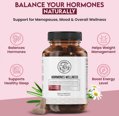 Happy Mammoth **Not AvailableHormone Harmony Natural HormonalSupport for Women, Relief forMenopause, Perimenopause, HealthyHormonal Balance, Hot Flashes.