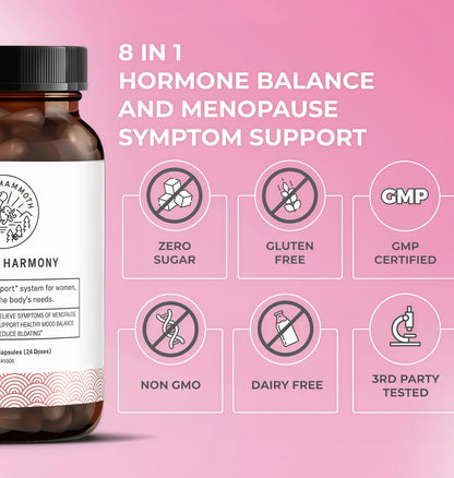 Happy Mammoth **Not AvailableHormone Harmony Natural HormonalSupport for Women, Relief forMenopause, Perimenopause, HealthyHormonal Balance, Hot Flashes.