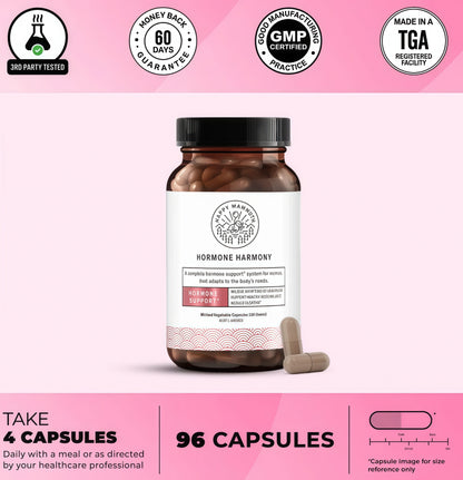 Happy Mammoth **Not AvailableHormone Harmony Natural HormonalSupport for Women, Relief forMenopause, Perimenopause, HealthyHormonal Balance, Hot Flashes.